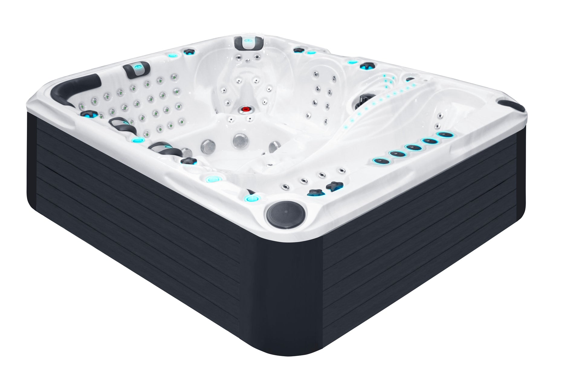 Ecstatic wave 305x228 см. луксозно седемместно СПА джакузи с левитиращо легло за онлайн магазин KERANOVA