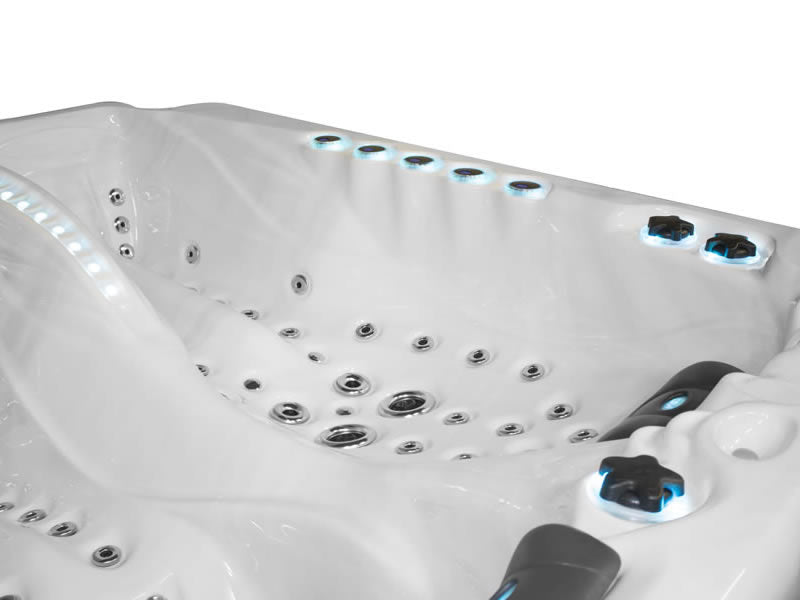 Ecstatic wave 305x228 см. луксозно седемместно СПА с левитиращо легло и множество терапевтични джетове - онлайн магазин KERANOVA