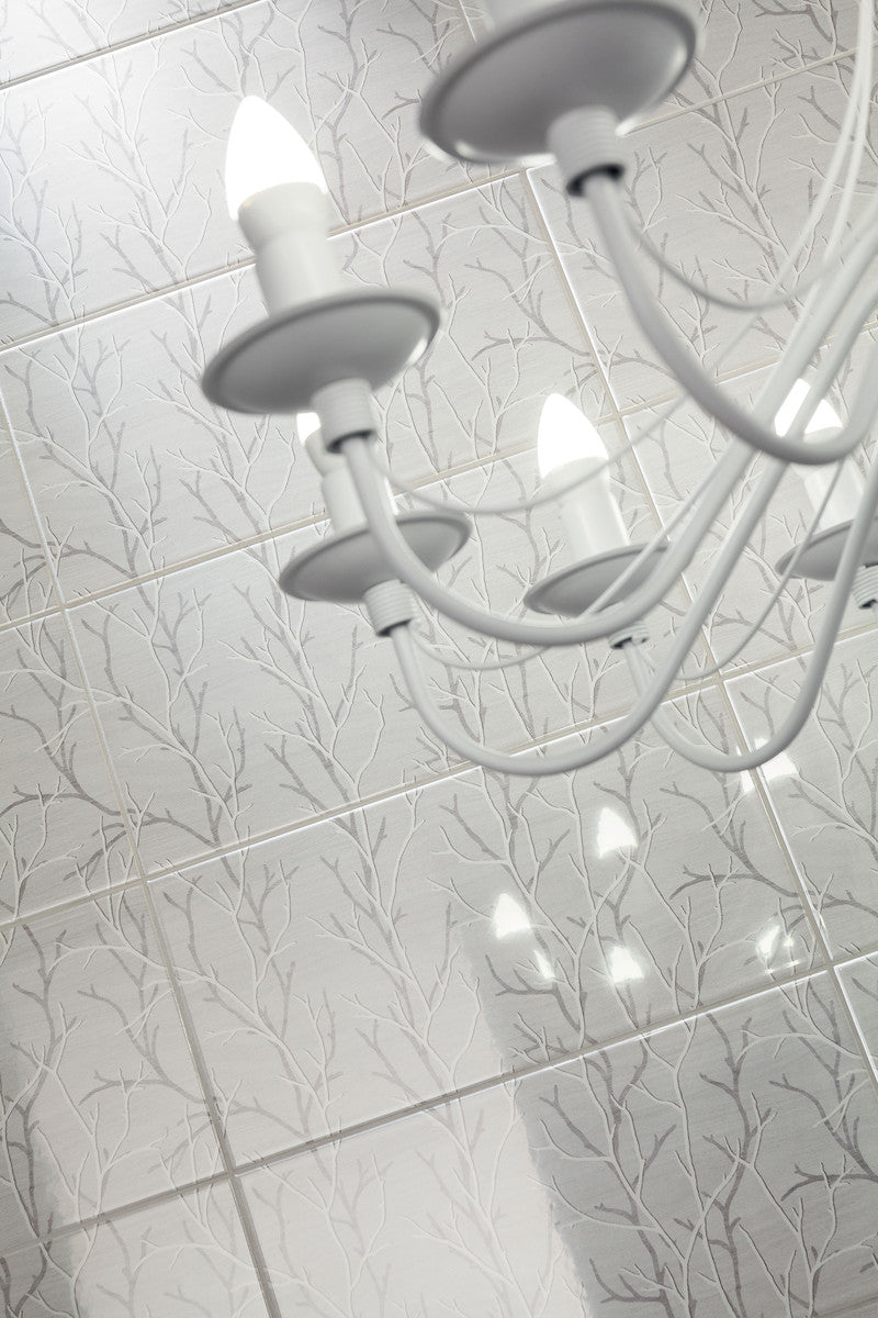 Edello 22.3x44.8 бели клончета върху светъл фон за бани и кухни - онлайн магазин за обзавеждане KERANOVA