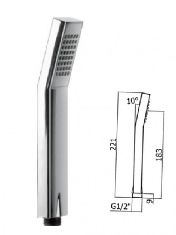 Elle Level Paffoni промо пакет ръчен душ PVC хром, онлайн магазин KERANOVA