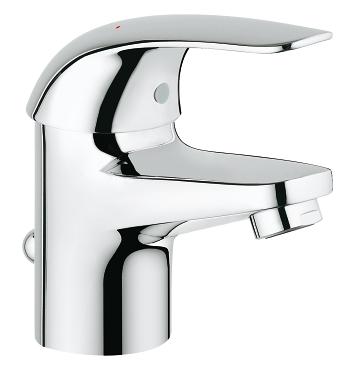 Grohe Euroeco промо пакет 3 в 1 - хромирана смесителна батерия за умивалник GROHE EUROECO 32732000, едноръкохватков, аератор, за онлайн магазин KERANOVA