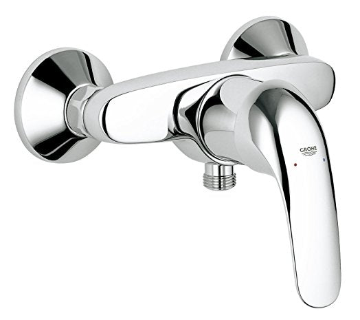 Alt Tag: Grohe Euroeco промо пакет 3 в 1 - хромирана душ смесителка GROHE Euroeco за онлайн магазин KERANOVA, едноръкохватков, еко дебит