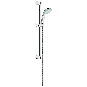 Grohe Euroeco промо пакет 3 в 1 - хром душ комплект с ръчен душ, релса и гъвкав маркуч за баня | KERANOVA онлайн магазин