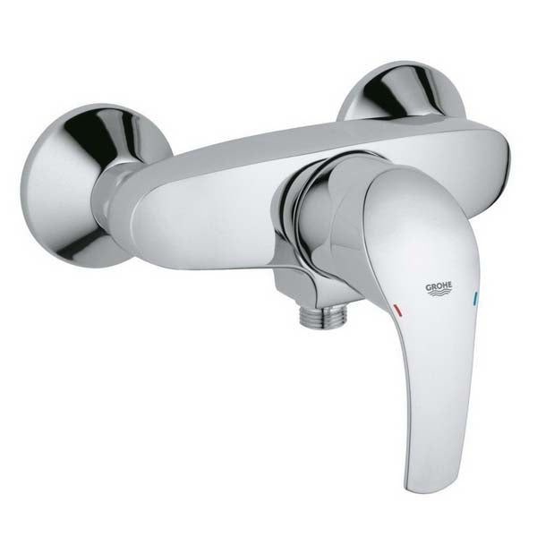 Grohe Eurosmart промо пакет 3 в 1 – хромирана едноръкохваткова смесителна батерия за душ, Grohe SilkMove, Grohe StarLight, KERANOVA онлайн магазин