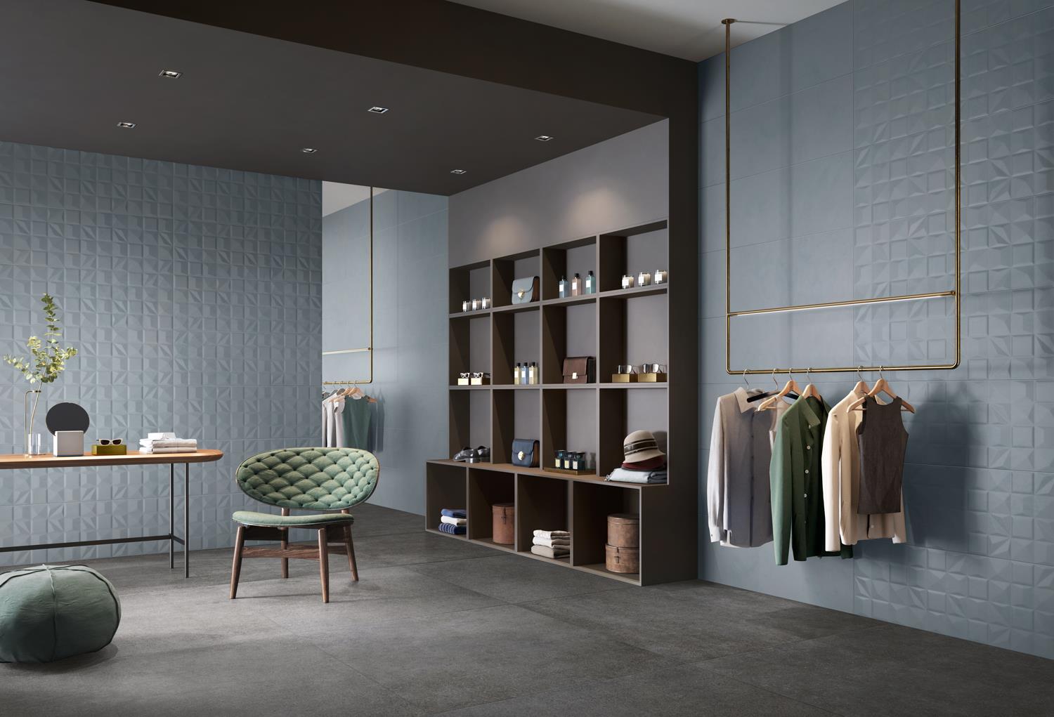 Баня Even 35х100 см. – модерни големи плочки Even 35x100 за баня в KERANOVA, минималистичен стил и текстура