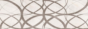 everest beige decor 30x90 декоративна керамична плочка с кръгови геометрични мотиви - онлайн магазин за обзавеждане за бани KERANOVA