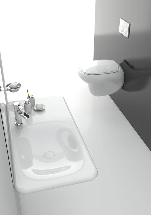 Комплект Fenice Rimless с БИДЕ + Tece Base окачена тоалетна и вградено биде, Rimless, монтаж Tece Base, KERANOVA онлайн магазин