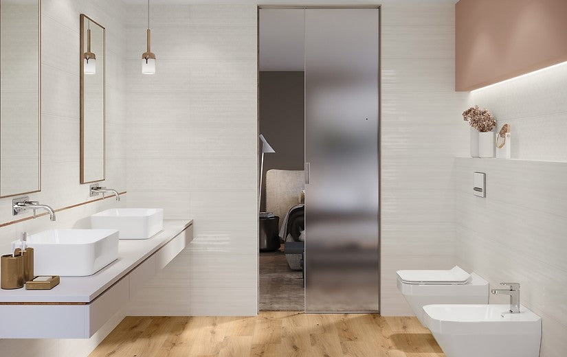 Баня Ferano 24x74 Cersanit в модерен интериор от онлайн магазин за обзавеждане за бани KERANOVA