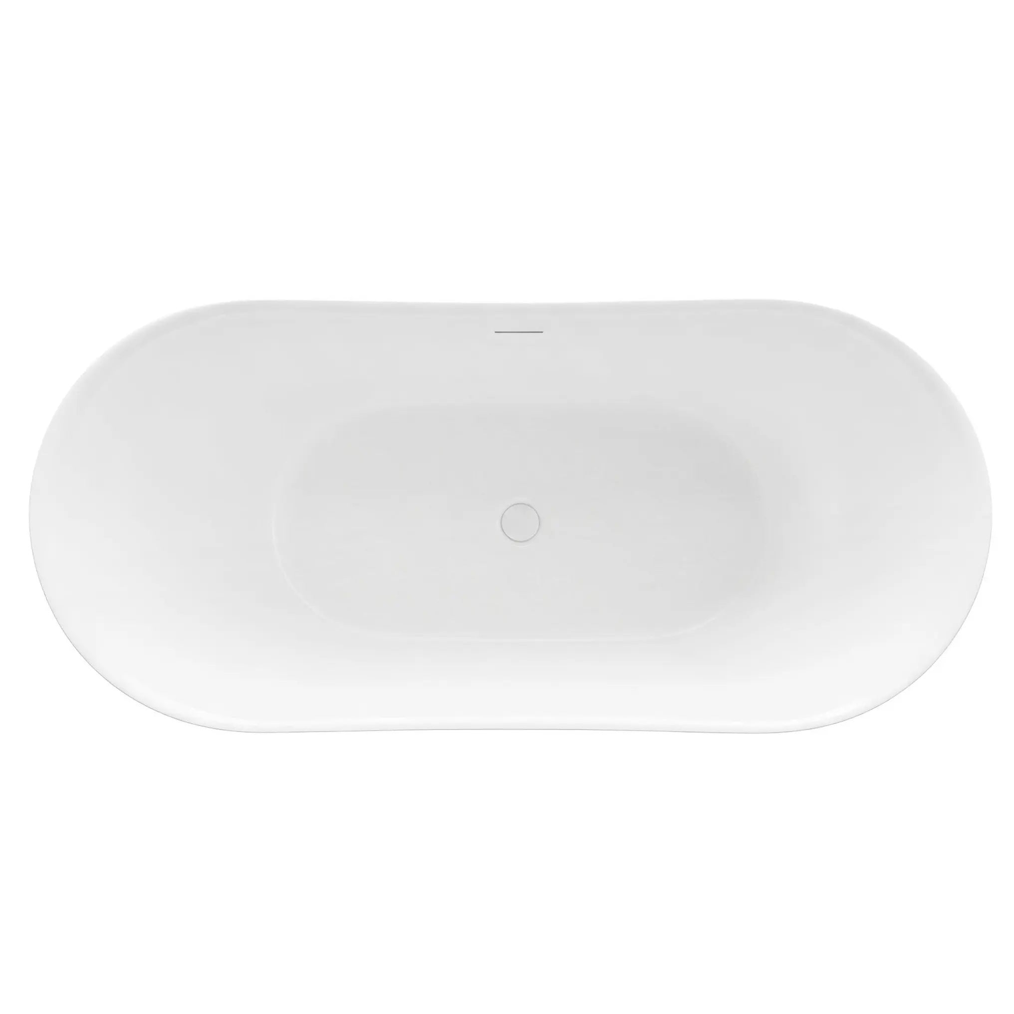 Свободностояща вана Ferrano Slim 152x73, 160x80, 170x80 и 180x80 см. модерна бяла вана за баня
