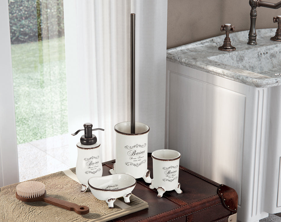 Колекция G-Amele дизайнерски керамични аксесоари за баня от Италия - онлайн магазин KERANOVA