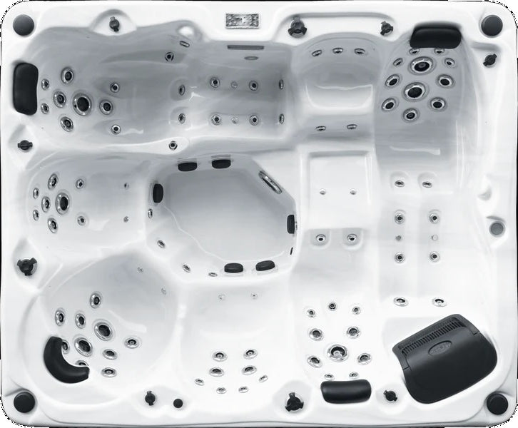 Grand Canyon 275x228 см. луксозно седем местно джакузи с Balboa електроника, каскада, озонатор и композитни панели - KERANOVA