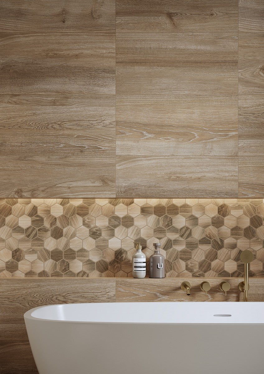 Goldots 30x60 Paradyz матови плочки за баня в дървесен ефект, онлайн магазин за обзавеждане за бани KERANOVA