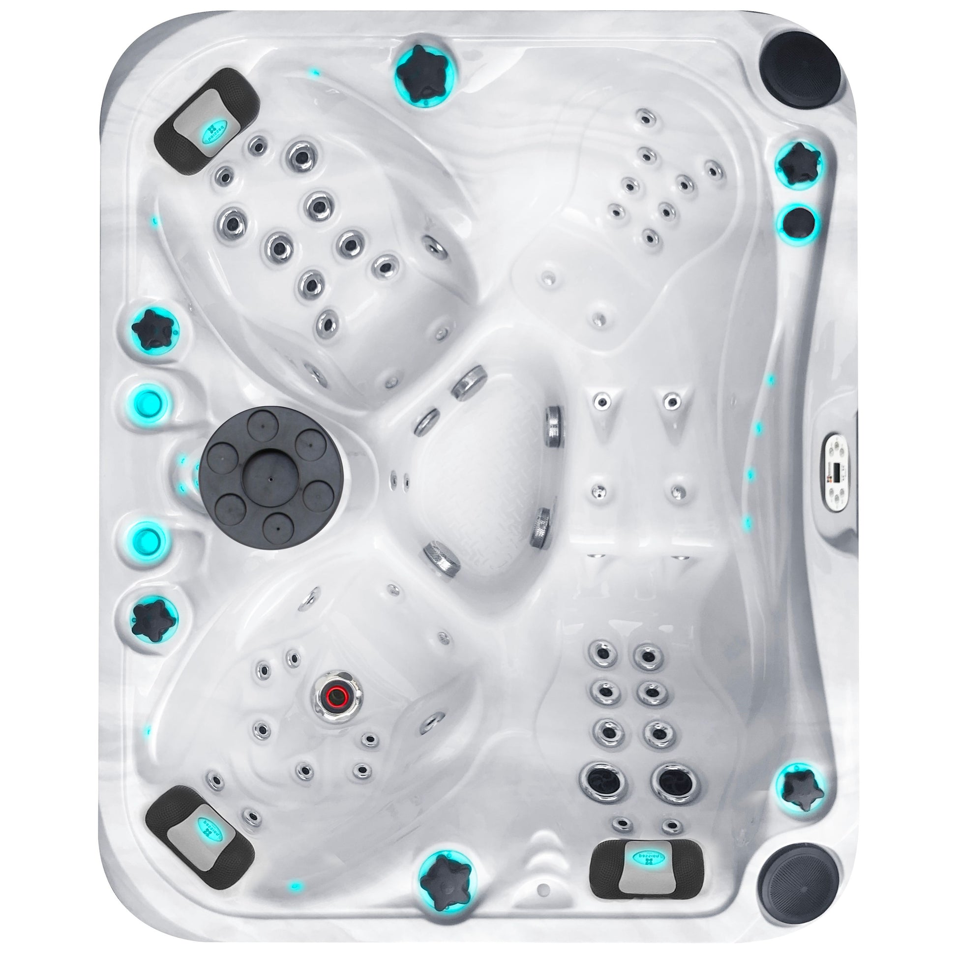 Джакузи Happy 213x175 см. от серия Signature с 4 вида масаж и Aqua Rolling Massage за онлайн магазин KERANOVA