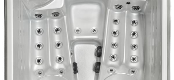 Design HC 4 216x160 см. луксозно градинско джакузи за онлайн магазин KERANOVA, бели хидромасажни дюзи и ергономични седалки