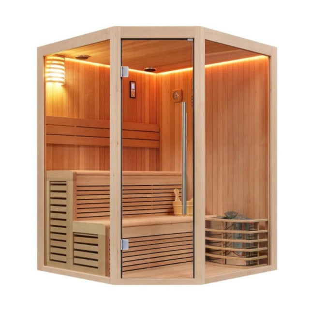 Финландкса сауна Helsinki 180х180х210 см.