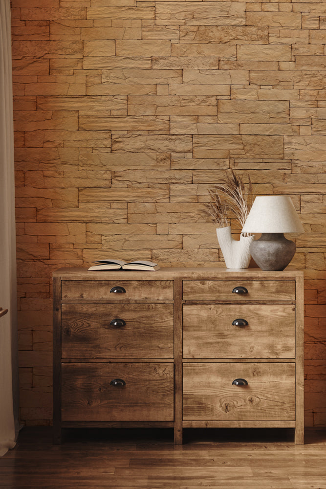 Isola Slim - 6 цвята декоративен облицовъчен камък на стена в онлайн магазин KERANOVA, естествено дървено-комбиниран интериор