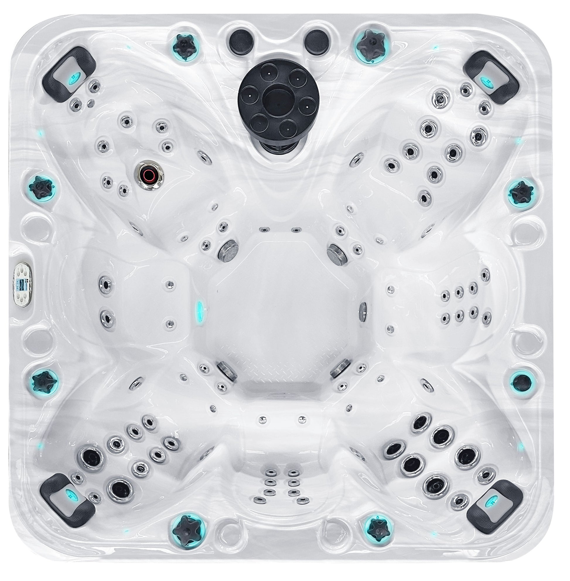 Joy 225x225 см. седемместна хидромасажна вана Signature с Aqua Rolling Massage за онлайн магазин KERANOVA