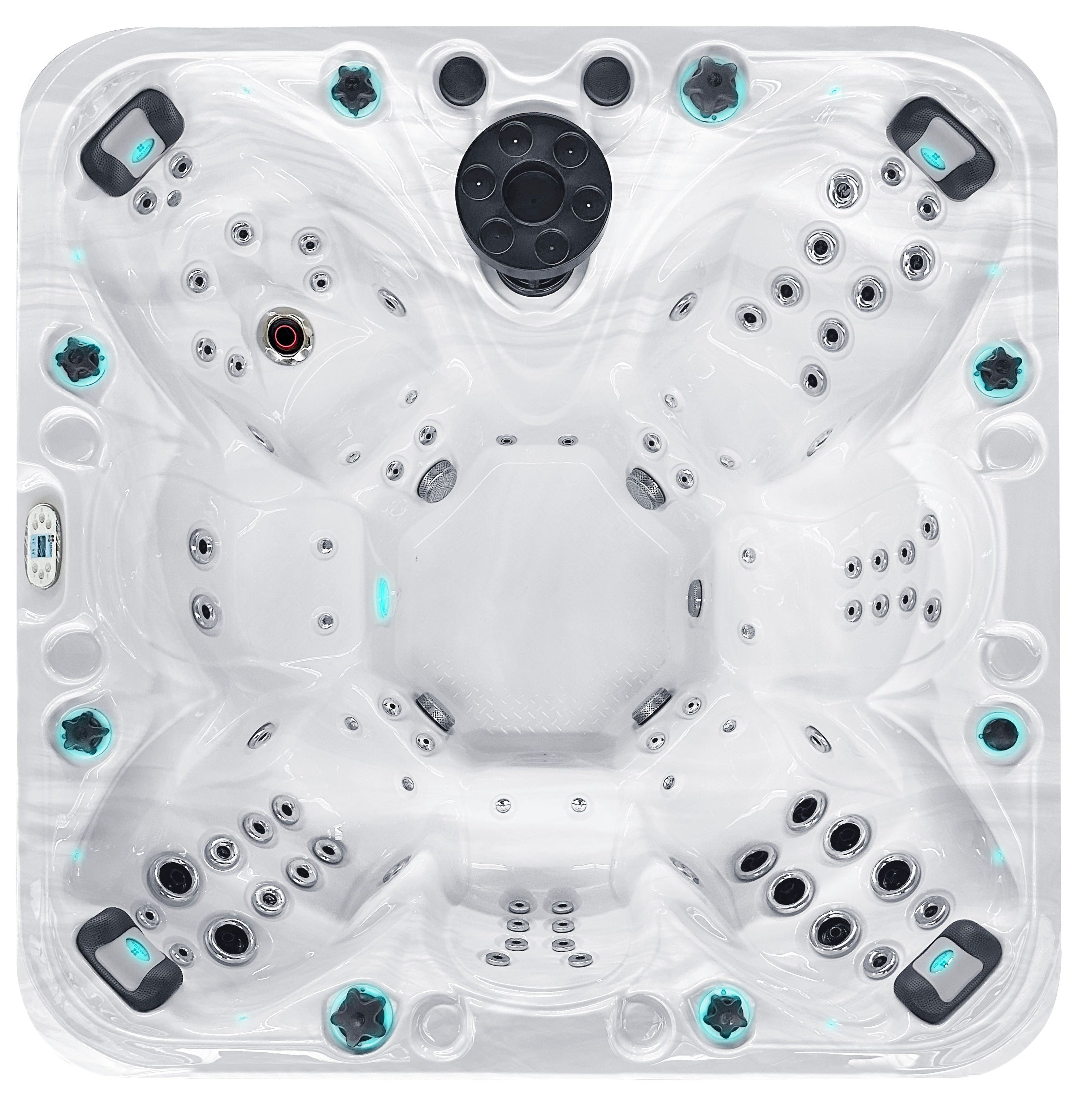 Joy 225x225 см. седемместна хидромасажна вана Signature с Aqua Rolling Massage за онлайн магазин KERANOVA