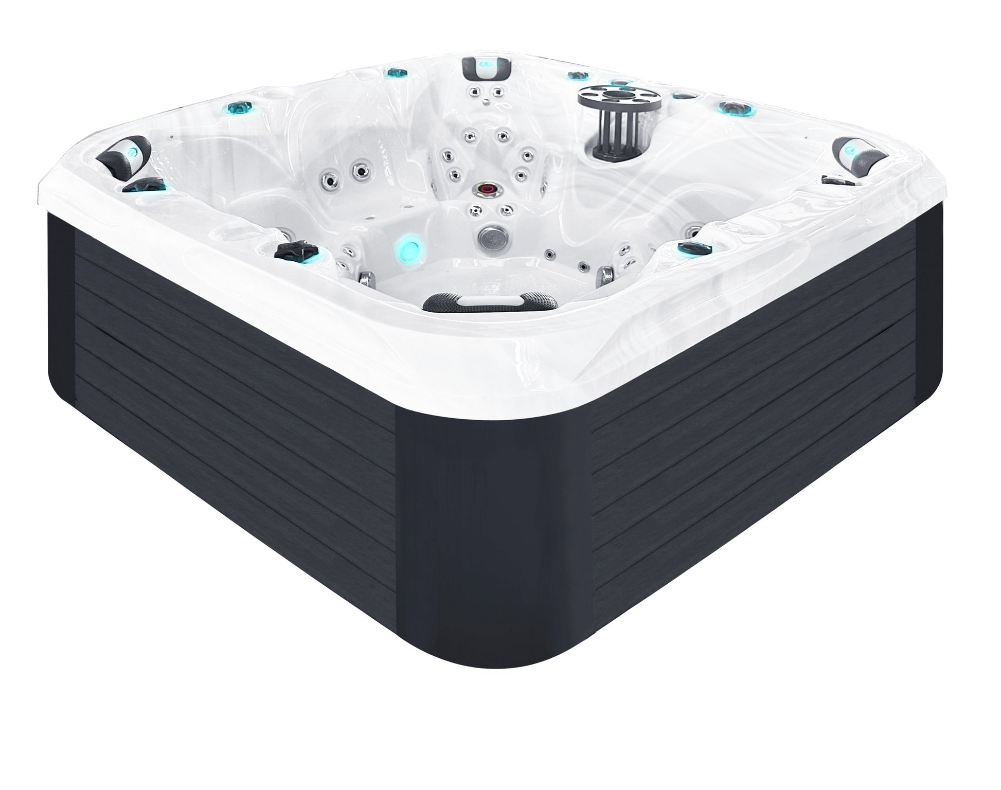 Joy 225x225 см. седемместна хидромасажна вана Signature с Aqua Rolling Massage за онлайн магазин за обзавеждане за бани KERANOVA
