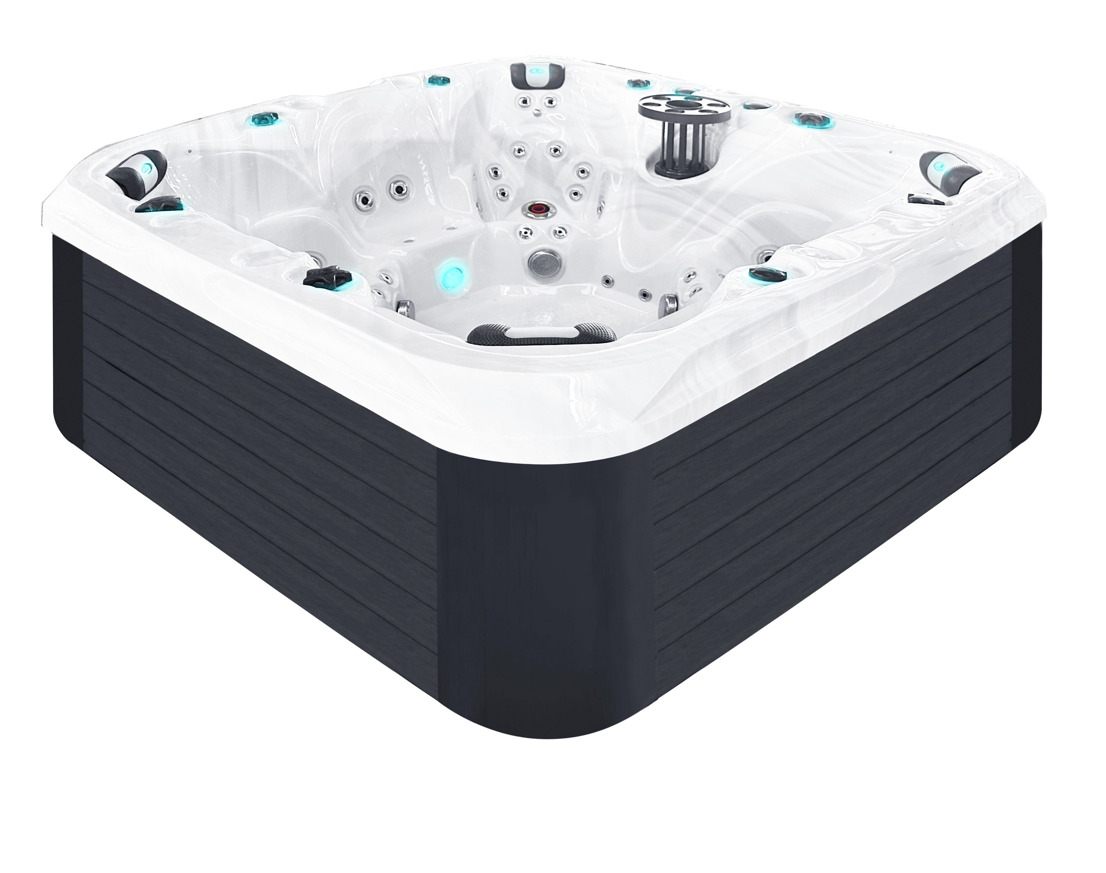Joy 225x225 см. седемместна хидромасажна вана Signature с Aqua Rolling Massage за онлайн магазин за обзавеждане за бани KERANOVA