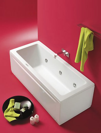 Julietta 190x90 см. акрилна хидро и аеромасажна вана с преден и страничен панел за онлайн магазин KERANOVA