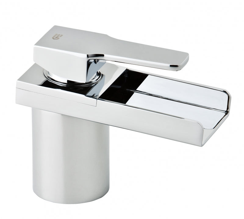 Смесител за мивка Kenjo – стоящ хромиран смесител за баня, онлайн магазин за обзавеждане KERANOVA, произход Испания, 5 години гаранция