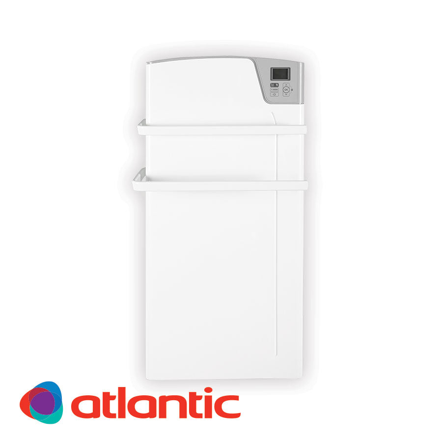 Електрически конвектор с вентилатор Atlantic KEA 800 + 600 W, бял – банен конвектор с вентилатор, програматор и мултитарифен термостат (KERANOVA)