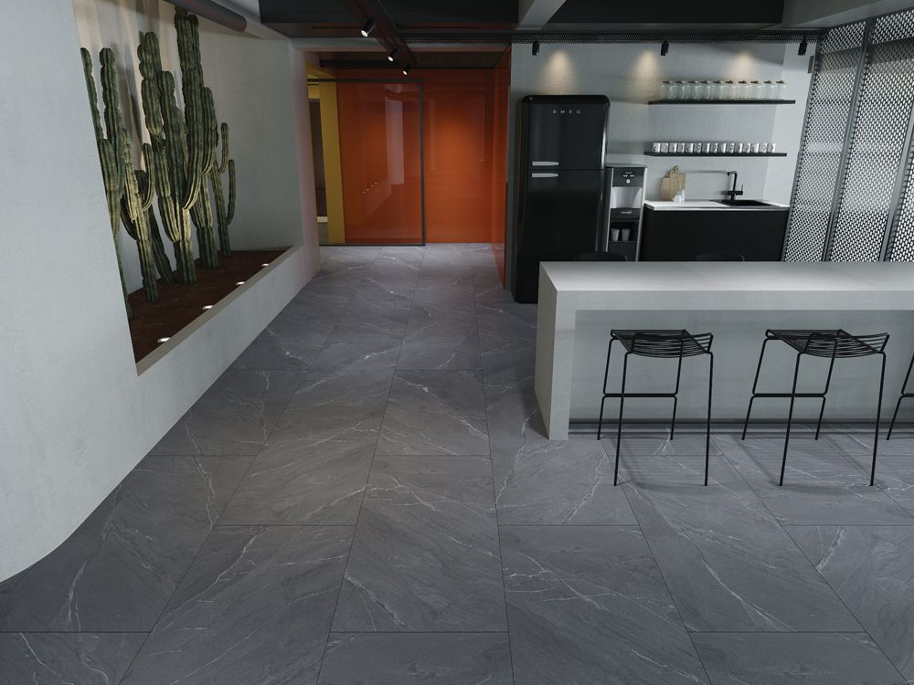 Серия Lagom 60x120 - Qua матиран гранитогрес 60x120 в модерен интериор, онлайн магазин за обзавеждане за бани KERANOVA