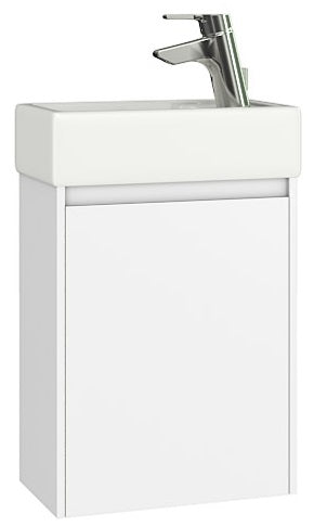 Шкаф с мивка Лара 40 см. бял PVC шкаф за баня за мокри помещения - онлайн магазин за обзавеждане за бани KERANOVA