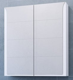 огледален шкаф Линеа 65 - бял модерен шкаф за баня от онлайн магазин KERANOVA