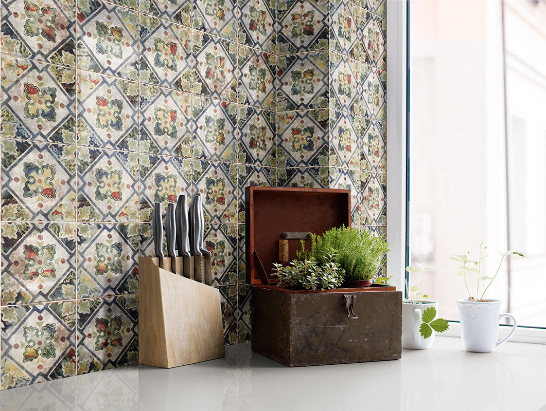 Серия Livorno 20x20 - Mainzu Ceramica кухненски плочки с гланцова повърхност, оформление в онлайн магазин за обзавеждане за бани KERANOVA