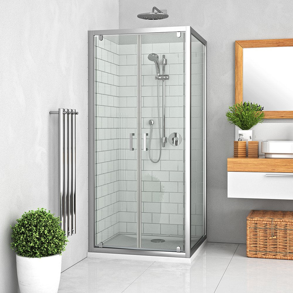 Душ кабина с двойна врата Legaline - 90х100 см. луксозна с Rolshield Nanoglass, 190 см височина, онлайн магазин KERANOVA