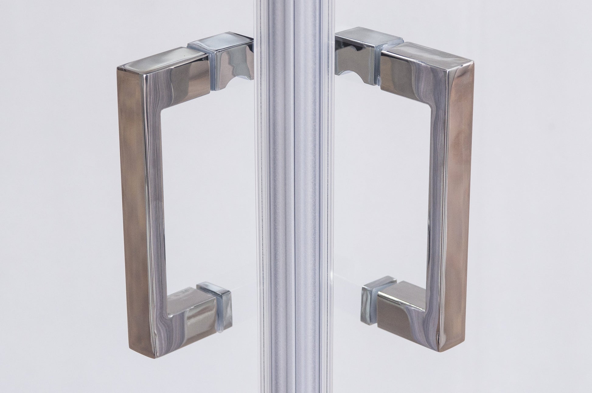 Асиметрична душ кабина с плъзгане Lega Line 80x100 см. - хромирана дръжка на плъзгаща врата, Rolshield Nanoglass, KERANOVA онлайн магазин