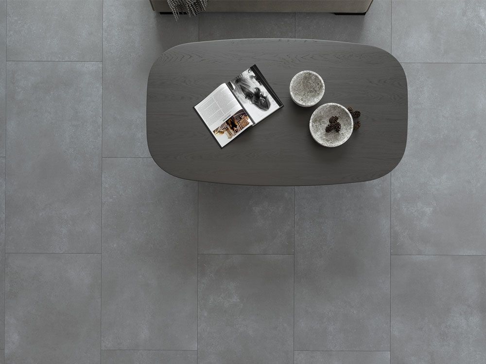 Luna Cool Grey Mat 60x120 - Qua Granite матов гранитогрес в сив тон, стая с маса и декор, онлайн магазин за обзавеждане за бани KERANOVA