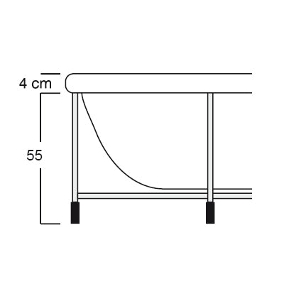 Luna 170x75 и 170х80 см. хидромасажна вана Bio-Jet снежнобял акрил, австрийски Kohler системи, детайли на странична опора и височина 55 см за KERANOVA