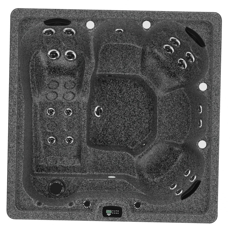 Lunar 215x215 см. хидромасажна вана Prestige/Signature с джетове, LED пакет и Onzen опция - онлайн магазин за обзавеждане за бани KERANOVA