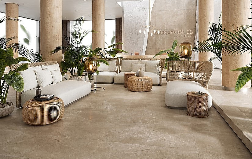 Серия Marengo 60x120 Cersanit матов гранитогрес в стилен интериор, онлайн магазин за обзавеждане за бани KERANOVA