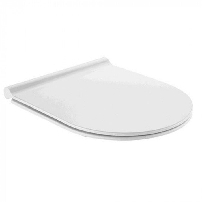 Комплект Duplo + Meridian Rimless 48 см. - Roca бял капак за тоалетна седалка Rimless, промо комплект за вграждане от KERANOVA