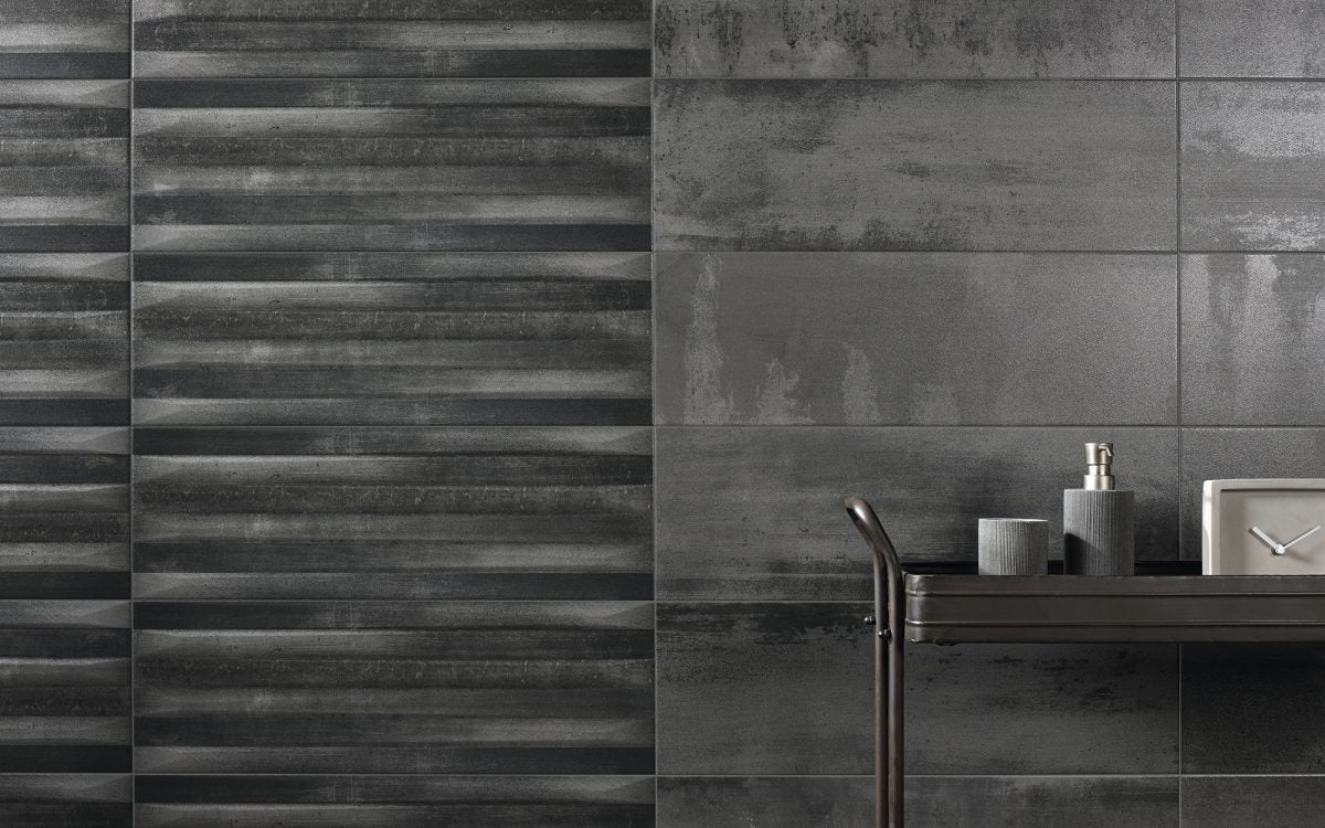 Metal Art 20x60 Rocersa матирани испански плочки с метална текстура за баня — онлайн магазин KERANOVA