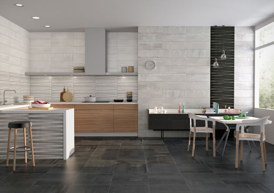 Metal Art 20x60 Rocersa матирани испански плочки за баня, модерен интериор от онлайн магазин KERANOVA