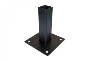 Метална планка за стълб - черна монтажна основа за стълбове, онлайн магазин за обзавеждане за бани KERANOVA