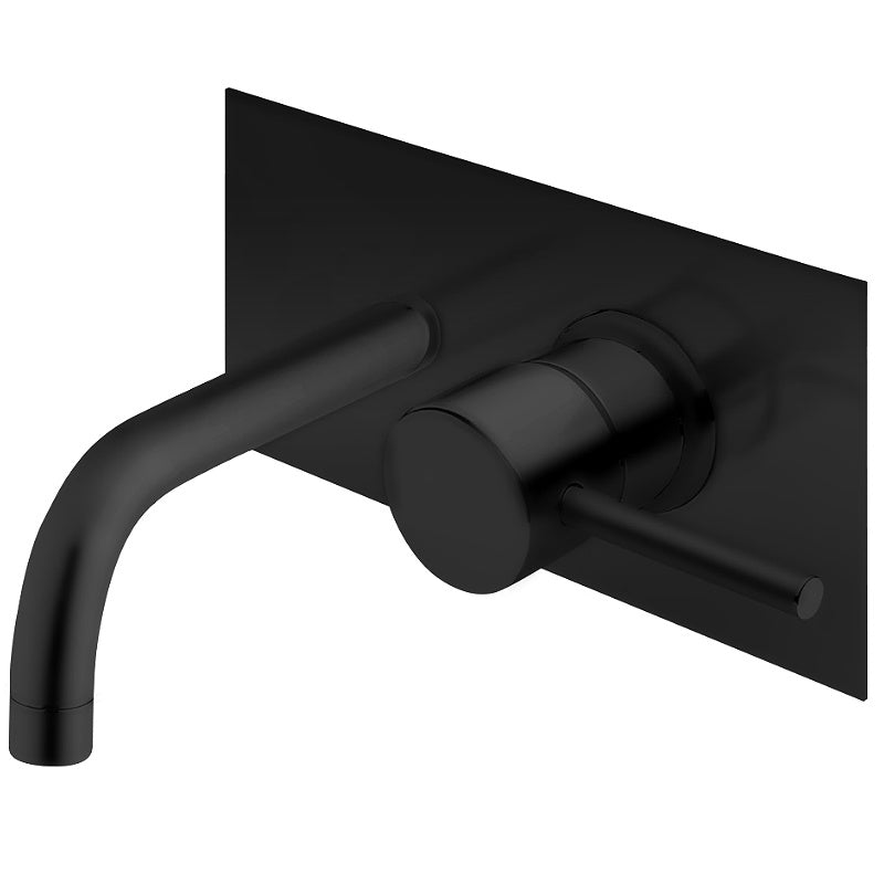 Вграден смесител за мивка Minimal 26 Black - Keller Taps вграден черен мат смесител за мивка за онлайн магазин KERANOVA