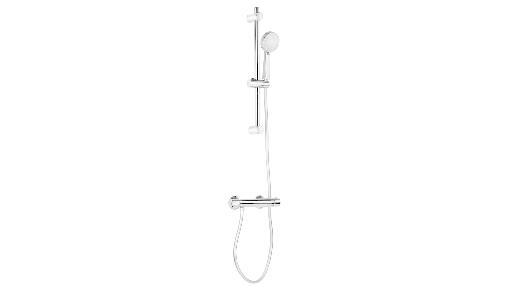 Teka Nexos душ комплект с термостатичен смесител – комплект с термостат, слушалка ICE Ø10 см, PVC спирала 150 см, стойка 61.5 см – KERANOVA онлайн магазин