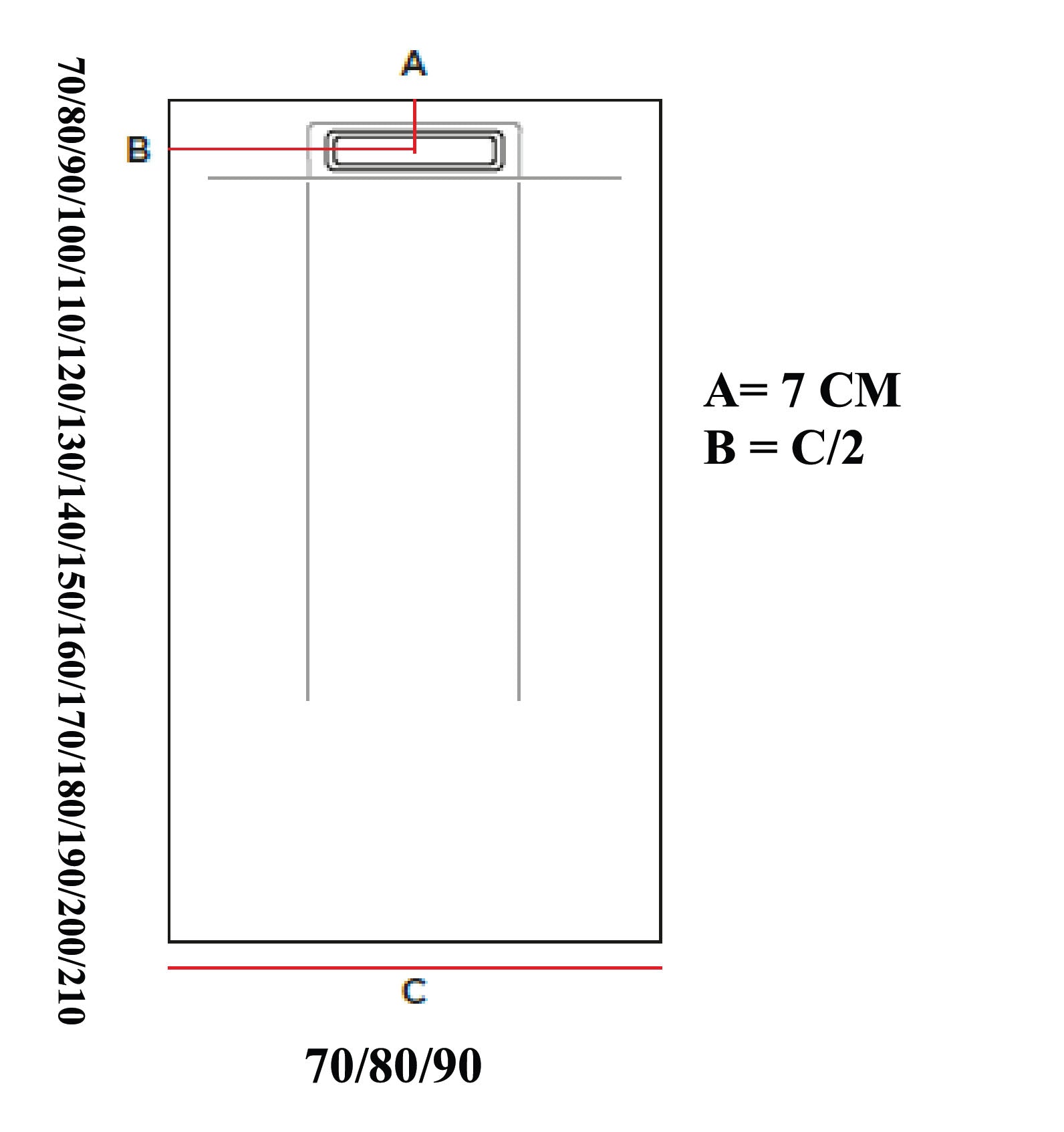 Композитно корито Niza плоско поддушово корито със сифон, тънък 3 см, стандартни размери 70/80/90, онлайн магазин KERANOVA