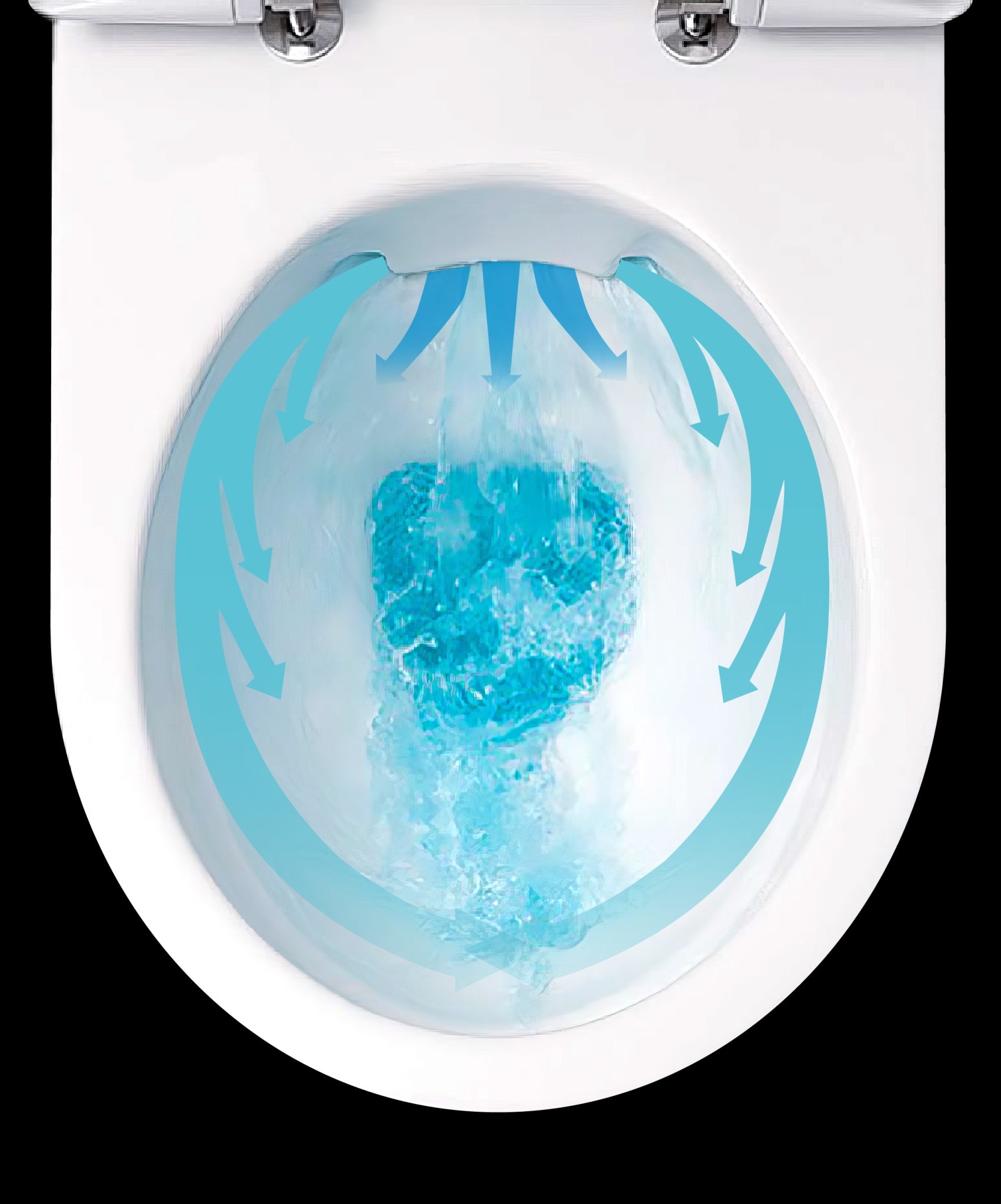 Конзолна тоалетна Magenta Black Matt Rimless 48,5 см. - Becrisa, черен мат, Rimless промивка, скрит монтаж, ултратънка седалка