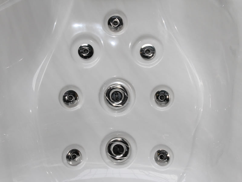 Pleasure 215x200 см. хидромасажна вана с 48 джетa, 8 въздушни дюзи и система Aqua Rolling - KERANOVA онлайн магазин