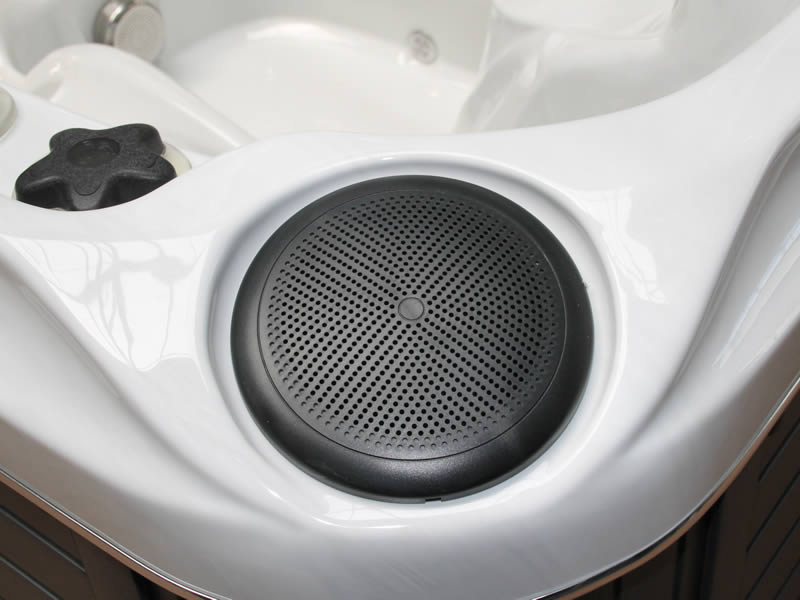 Pleasure 215x200 см. хидромасажна вана детайл говорител и джетове, онлайн магазин за обзавеждане за бани KERANOVA