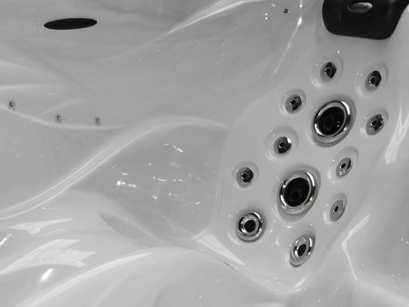Pleasure 215x200 см. хидромасажна вана от Passion Spas с група джет дюзи, модел за онлайн магазин за обзавеждане за бани KERANOVA