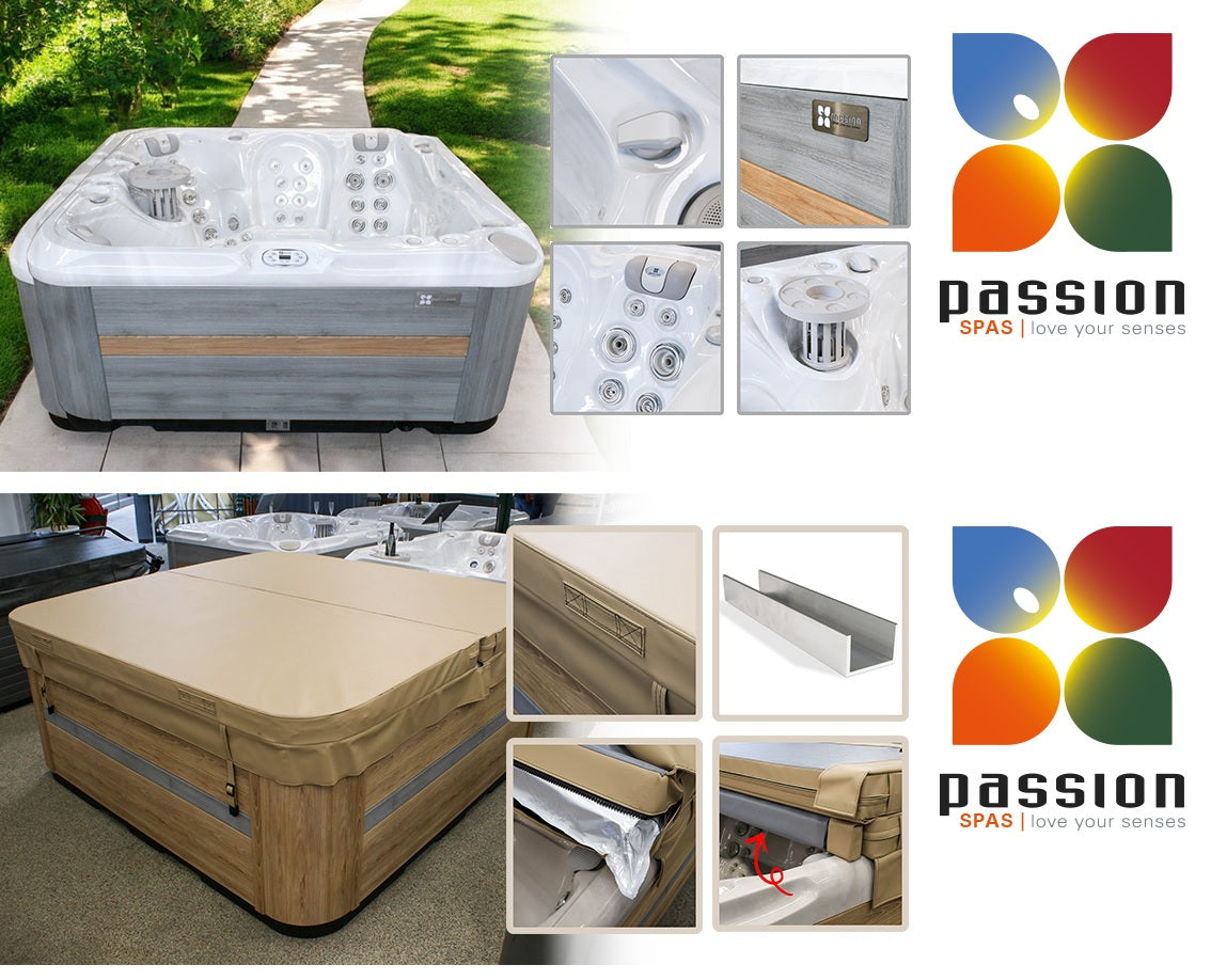 Ecstatic wave 305x228 см. седемместно луксозно терапевтично СПА от KERANOVA, екстри Exclusive, просторено 'левитиращо' легло