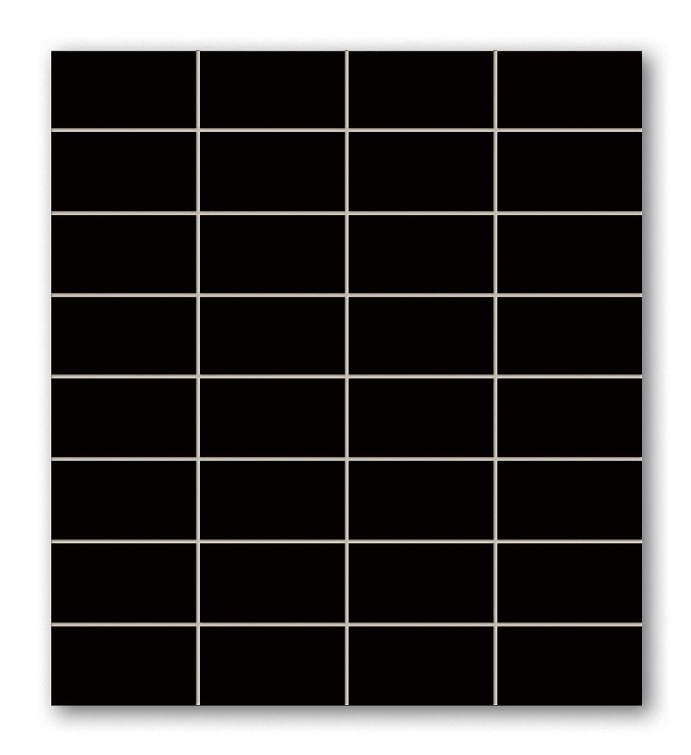 Colour Black Mozaika P 29.5x32.7 черна мозаечна плочка за баня от онлайн магазин за обзавеждане KERANOVA
